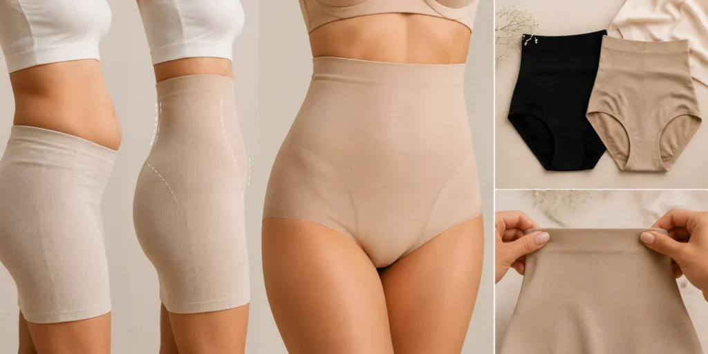 Choose High-Rise Shapewear for Temporary Smoothing