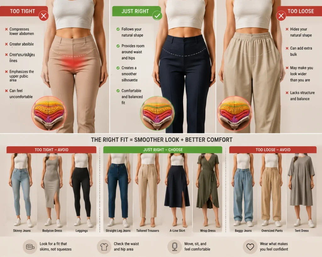Choose the Right Fit Instead of Oversized or Extremely Tight Clothes